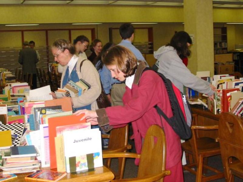 J.S. Mack Library book sale